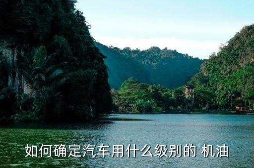 如何确定汽车用什么级别的 机油