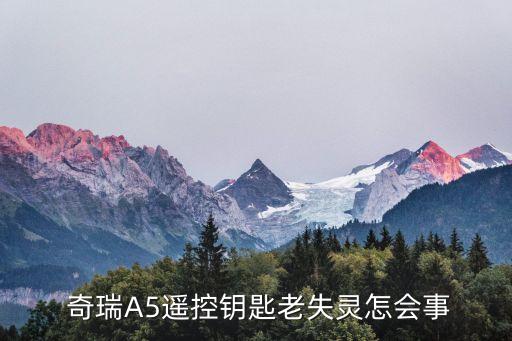  奇瑞A5遥控钥匙老失灵怎会事