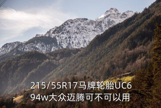  215/55R17马牌轮胎UC694w大众迈腾可不可以用