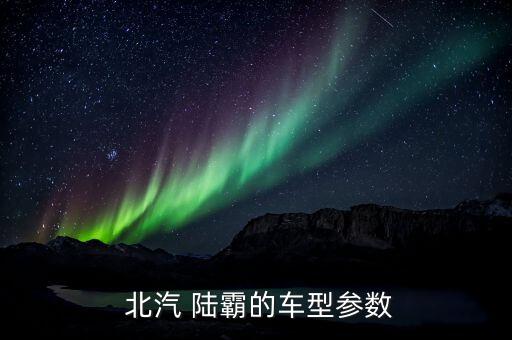  北汽 陆霸的车型参数