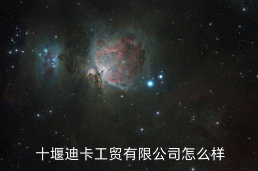  十堰迪卡工贸有限公司怎么样