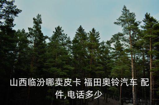 山西临汾哪卖皮卡 福田奥铃汽车 配件,电话多少