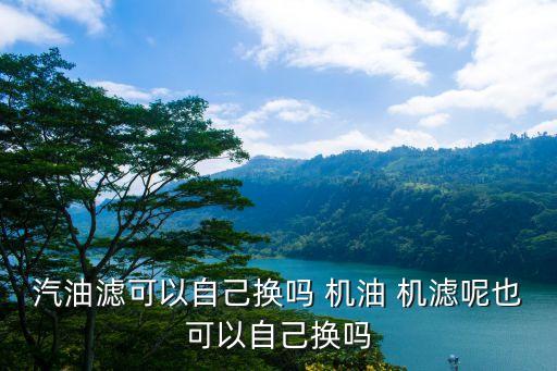 机油机滤怎么换,机油滤芯多久换一次多少钱