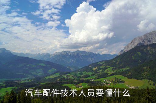 做汽配要知道的知识