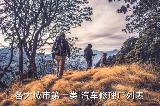 各大城市第一类 汽车修理厂列表
