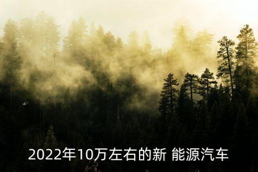 2022年10万左右的新 能源汽车