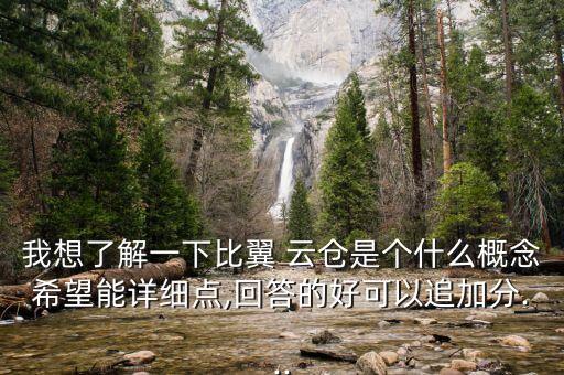 我想了解一下比翼 云仓是个什么概念希望能详细点,回答的好可以追加分...