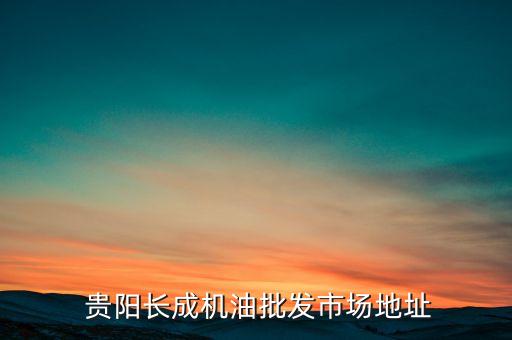 贵阳轻型车汽配城