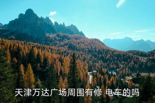 天津万达广场周围有修 电车的吗