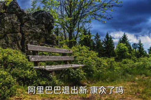 阿里巴巴退出新 康众了吗