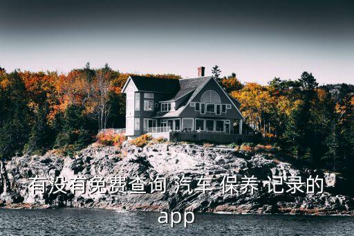 有没有免费查询 汽车 保养 记录的app