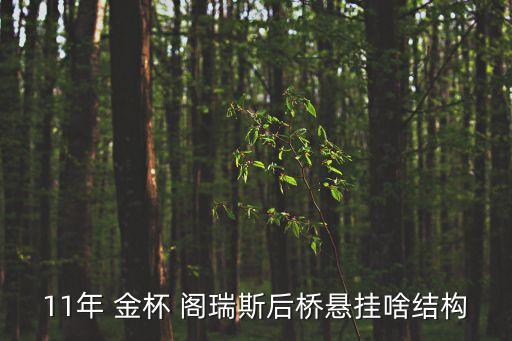 11年 金杯 阁瑞斯后桥悬挂啥结构