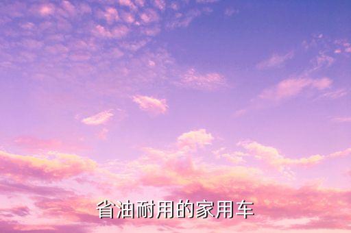 省油耐用的家用车