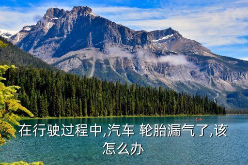 在行驶过程中,汽车 轮胎漏气了,该怎么办