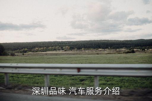 深圳品味 汽车服务介绍