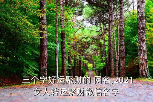 又顺利又有财气的网名三个字,三个字平安顺利网名