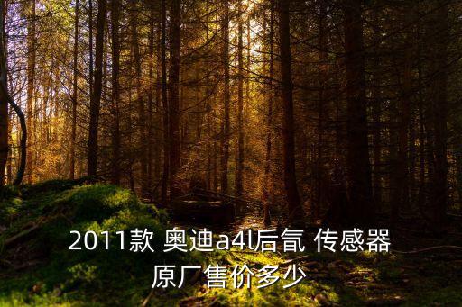 奥迪氧传感器多少钱,奥迪a4氧传感器的故障现象