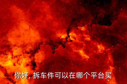 你好, 拆车件可以在哪个平台买