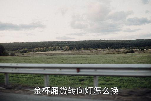  金杯厢货转向灯怎么换