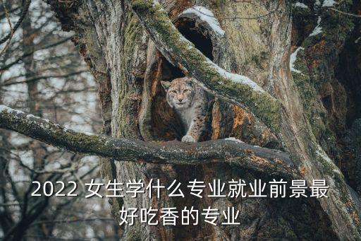 2022 女生学什么专业就业前景最好吃香的专业