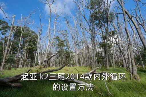  起亚 k2三厢2014款内外循环的设置方法