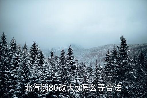 北京BJ80越野改装案例,BJ80合法的改装案例