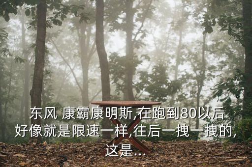  东风 康霸康明斯,在跑到80以后好像就是限速一样,往后一拽一拽的,这是...