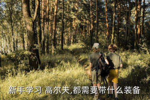 新手学习 高尔夫,都需要带什么装备