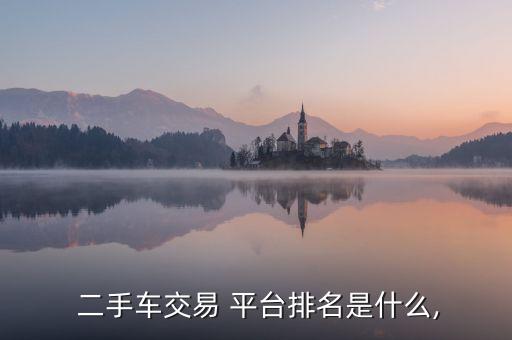  二手车交易 平台排名是什么,