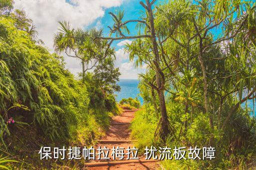 保时捷帕拉梅拉 扰流板故障