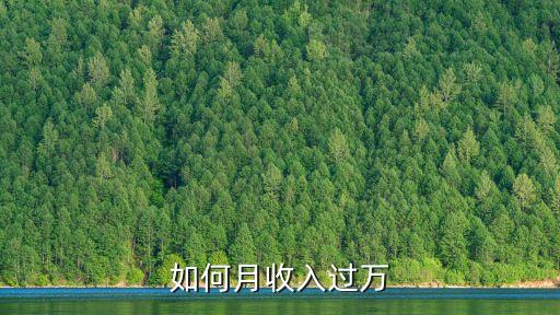 如何月收入过万