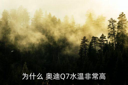为什么 奥迪Q7水温非常高