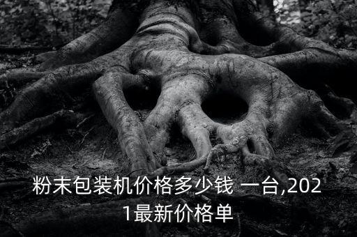 粉末包装机价格多少钱 一台,2021最新价格单