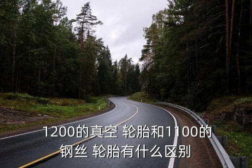  1200的真空 轮胎和1100的钢丝 轮胎有什么区别