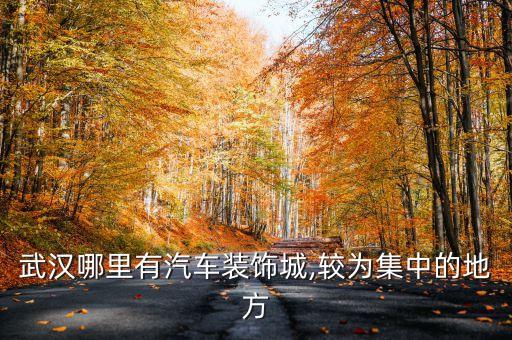 武汉市汽配城最大