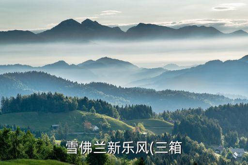 雪佛兰新乐风(三箱