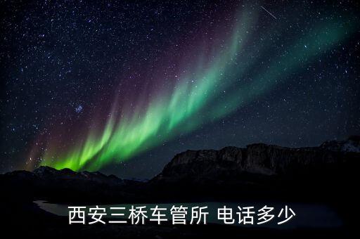  西安三桥车管所 电话多少