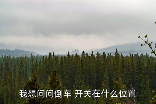 我想问问倒车 开关在什么位置