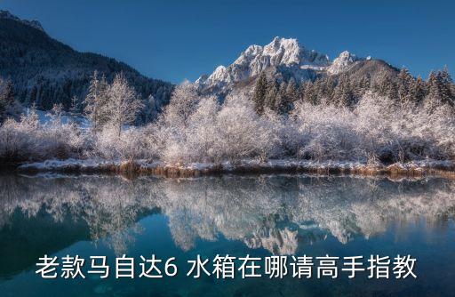老款马自达6 水箱在哪请高手指教