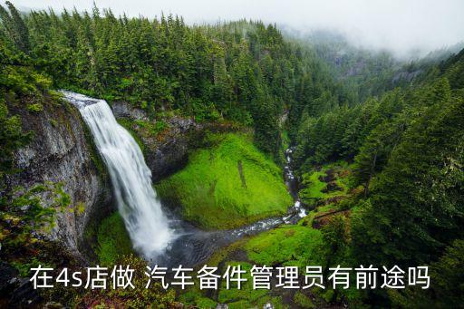 在4s店做 汽车备件管理员有前途吗
