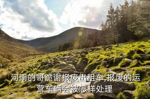  河南的哥跪谢报废出租车,报废的运营车辆会被怎样处理