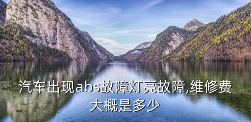 福美来二代ABS泵多少钱