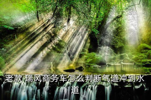 老款 瑞风商务车怎么判断气道冲到水道