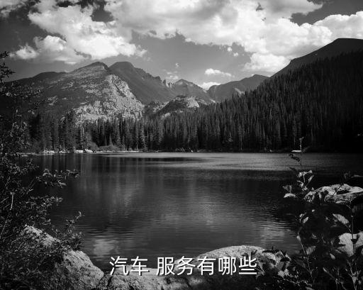  汽车 服务有哪些