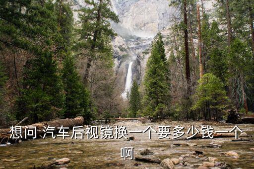 想问 汽车后视镜换一个要多少钱一个啊