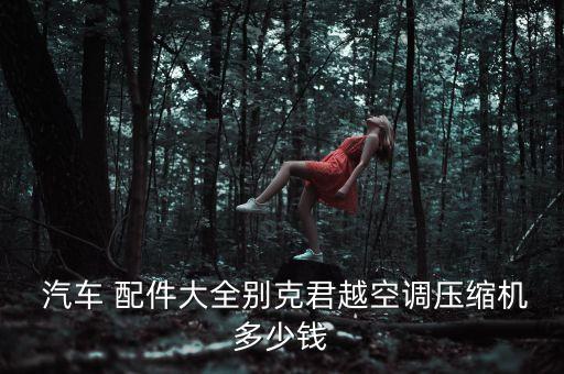  汽车 配件大全别克君越空调压缩机多少钱