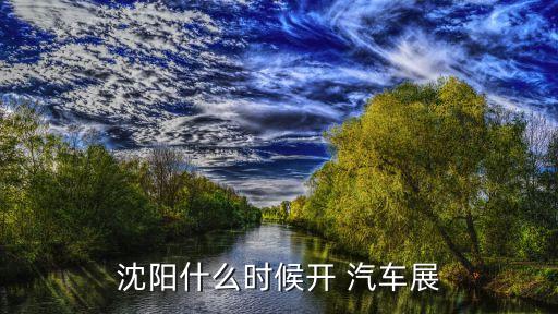 沈阳什么时候开 汽车展