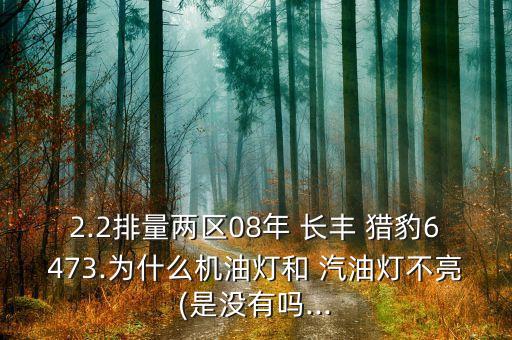长丰猎豹汽油压力怎么检查