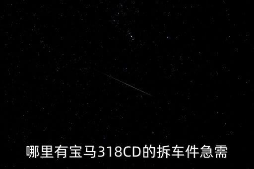 哪里有宝马318CD的拆车件急需