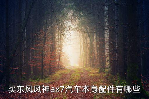 买东风风神ax7汽车本身配件有哪些